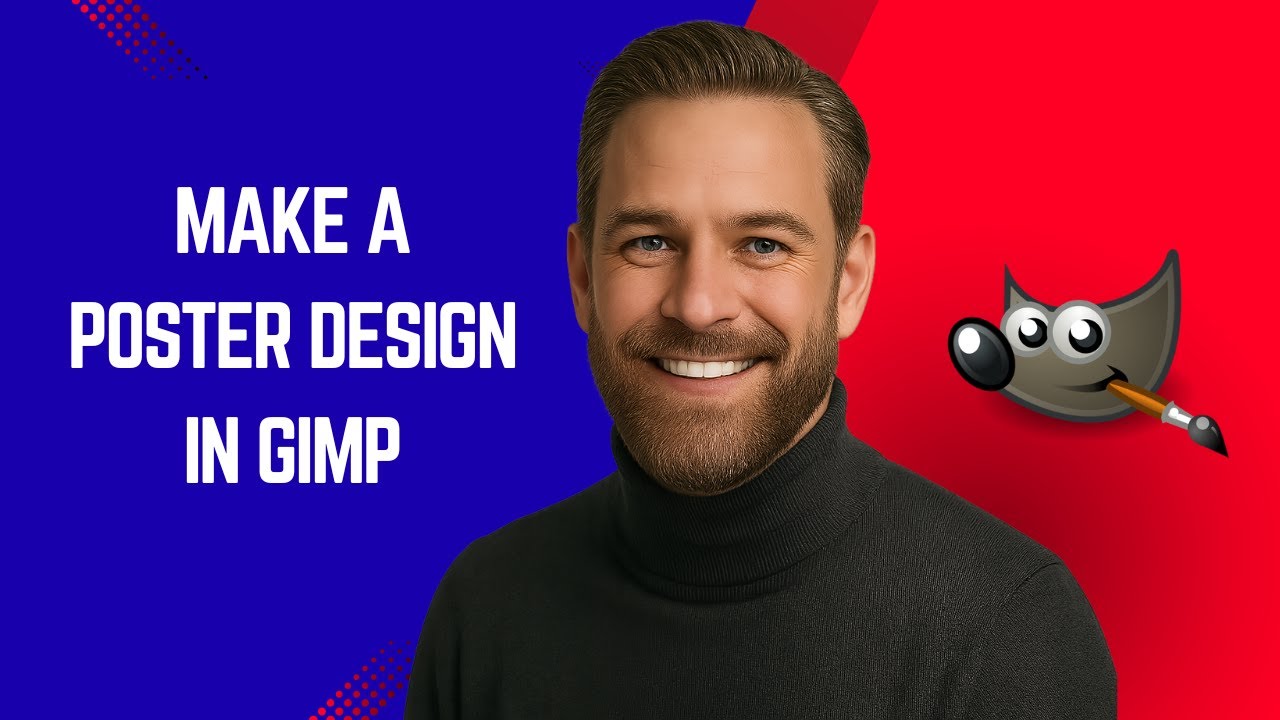 Как создать дизайн плаката в GIMP — Учебник по GIMP для начинающих