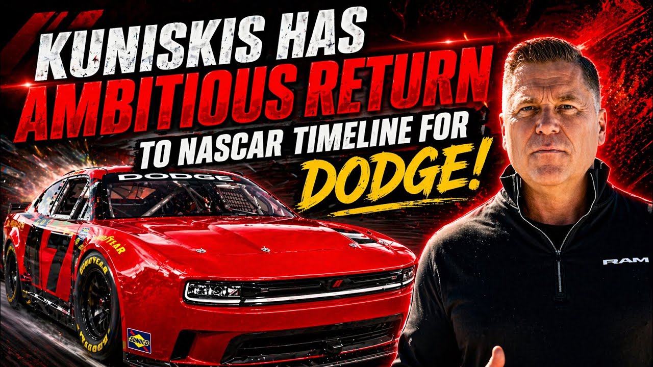 Кунискис нацелился на возвращение Dodge в NASCAR Cup.
