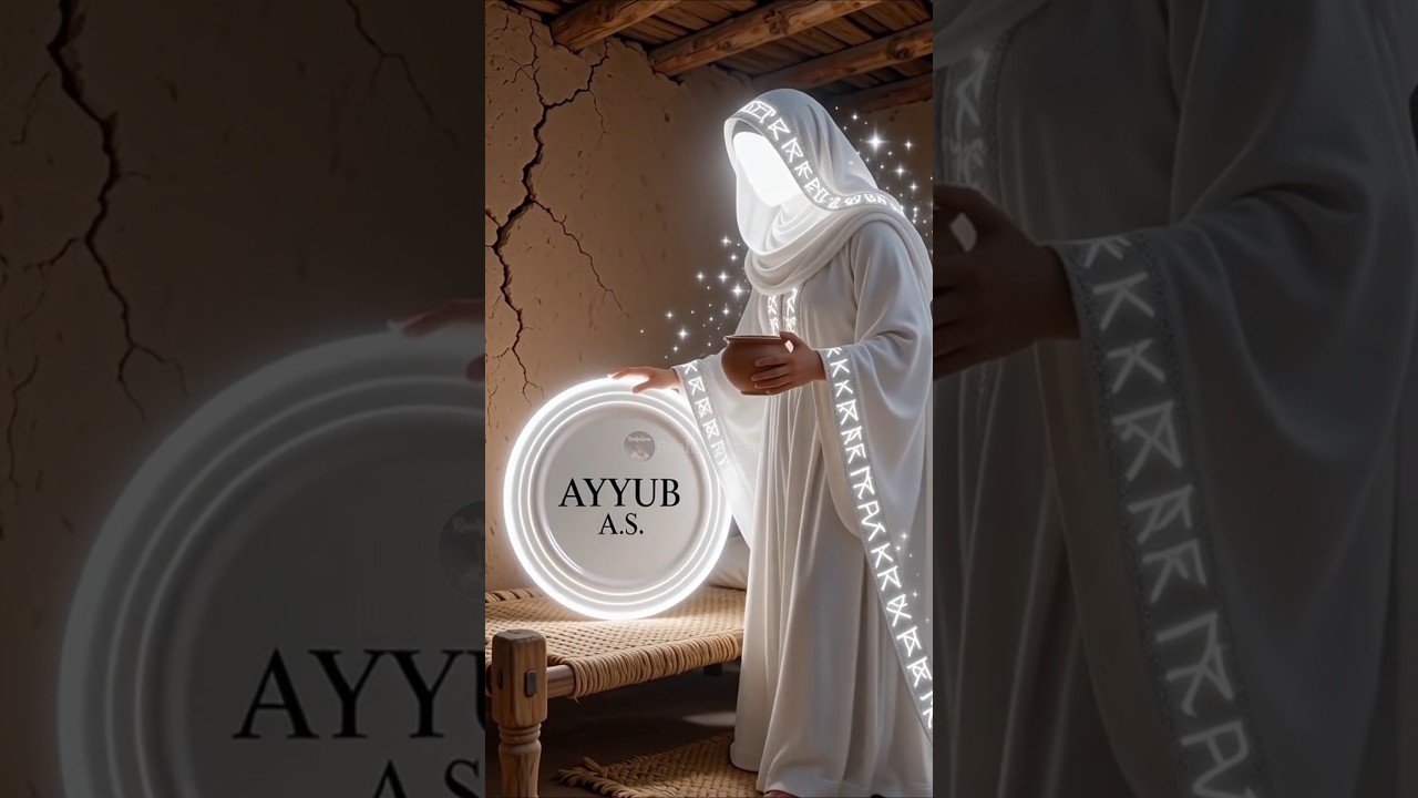 Hazrat Ayyub Alaihissalam Ka Waqia | 18 Saal Ka Sabr | Islamic Story #ai #quran #shorts