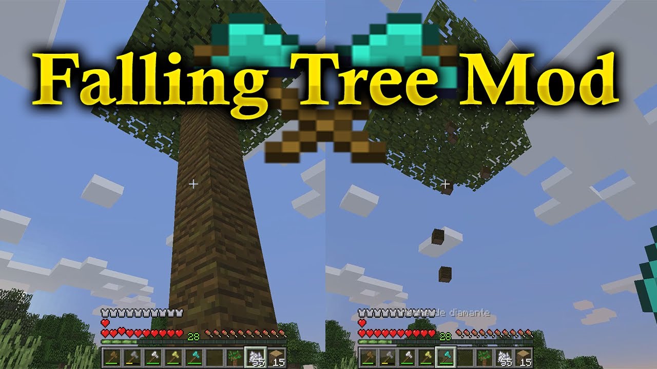 Falling Tree Mod | Tala Arboles Mas Rapido  | Forge | Minecraft 1.16.5 | Review En Espa&ntilde;ol