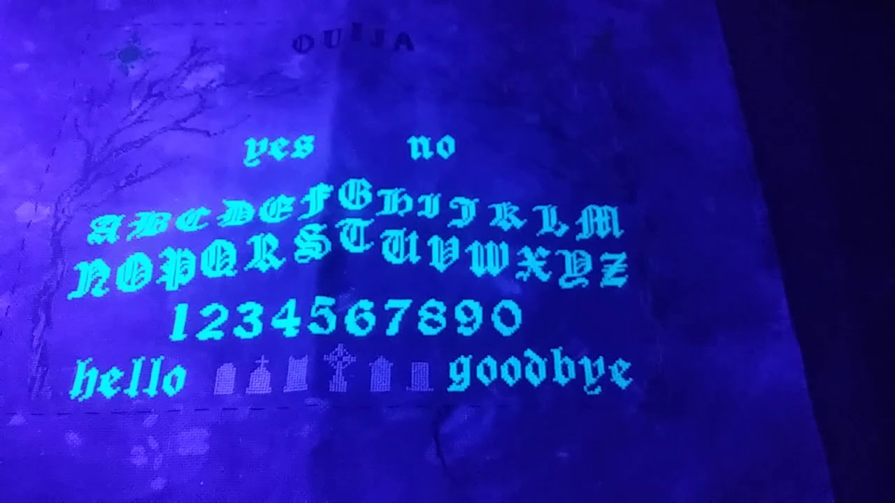 DMC glow in the dark floss test