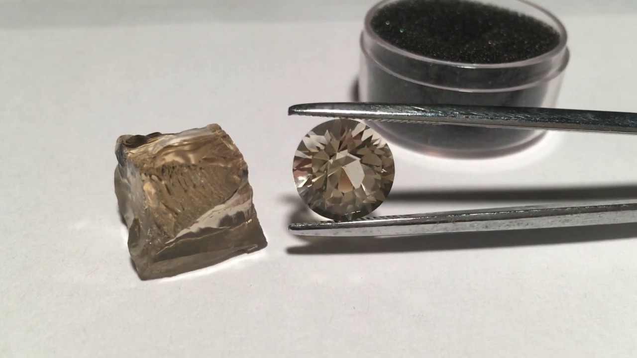 Learn to Facet (cut) Gems - Lesson 1 - Dopping the Stone and Preforming