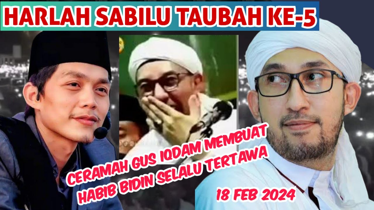 Sambutan & Ceramah GUS IQDAM bikin Habib Bidin Azzahir terus tertawa