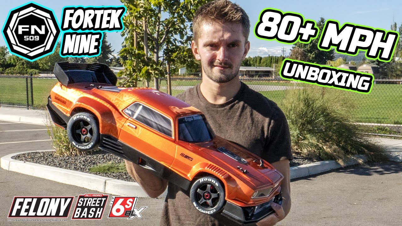 Распаковка и первый запуск ARRMA Felony 6S Street Basher