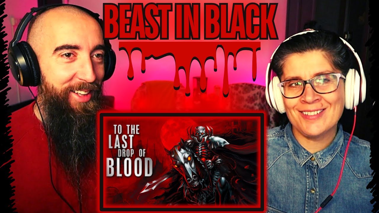 BEAST IN BLACK - To The Last Drop Of Blood (REACTION) with my wife