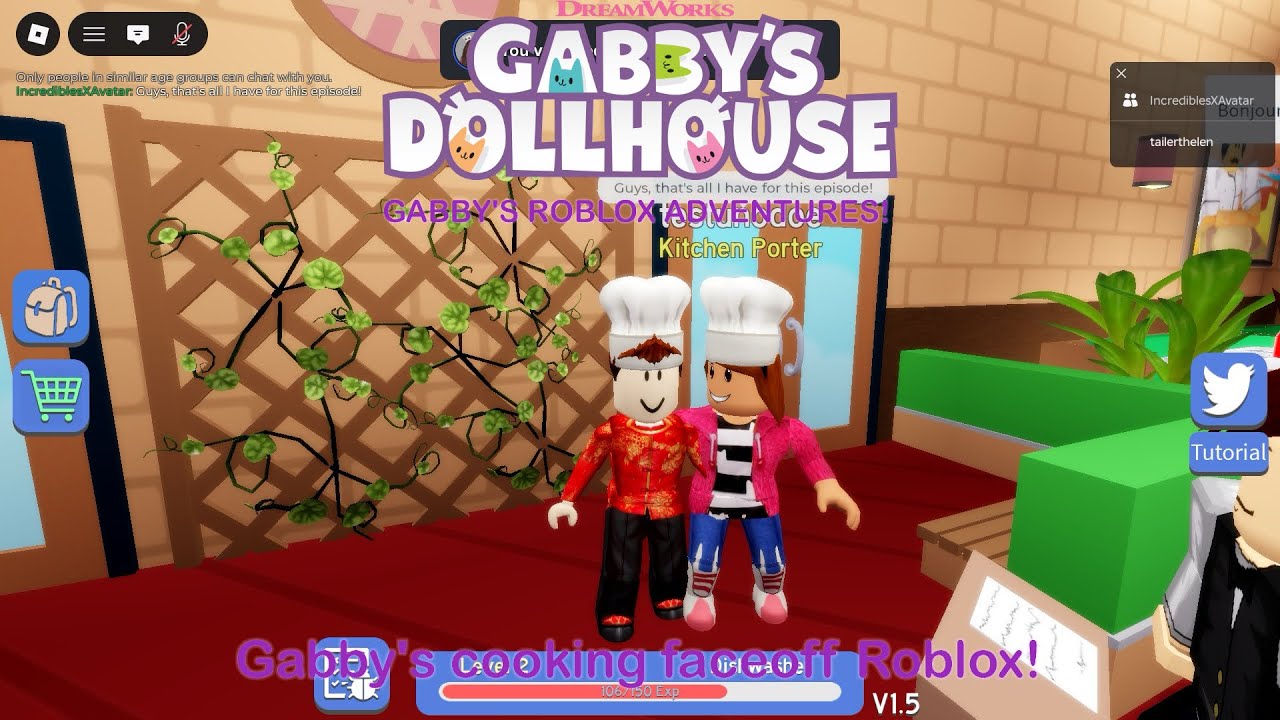 Gabby's cooking faceoff Roblox!
