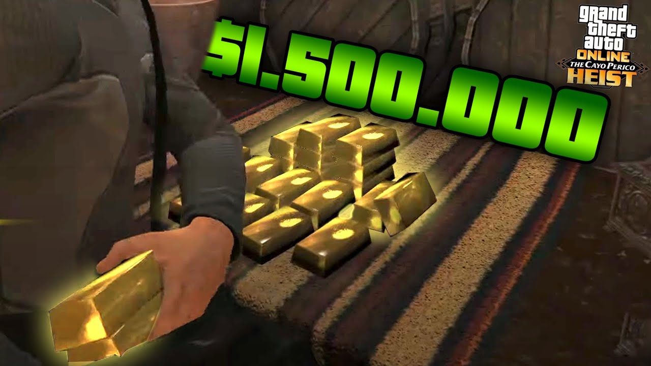 MIN ANDEL: $1.500.000 💰 *Cayo Pericou Heist* :: GTA 5 Online Dansk