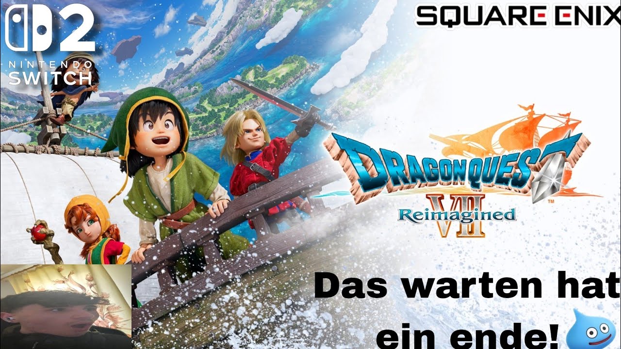 Live Dragon Quest VII Reimagined endlich startet dieses Meisterwerk! #1 De/En
