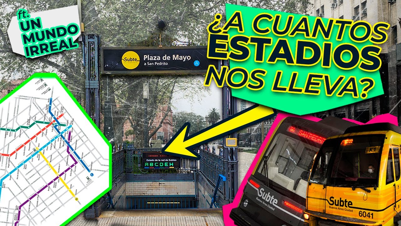 SUBTE de Buenos Aires: ¿A Que ESTADIOS nos lleva? | ft. @FarukAkil