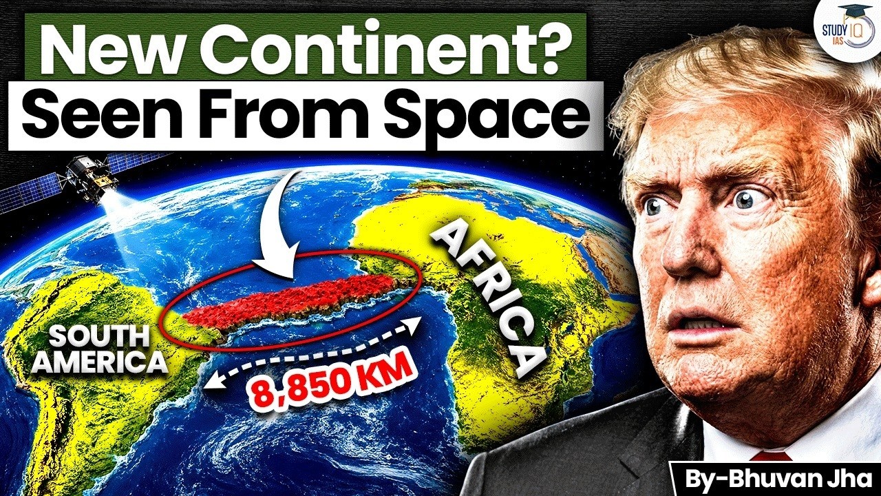 Earth Creating a New Continent btw Africa & America? |  8,860 KM Atlantic Mystery Seen From Space