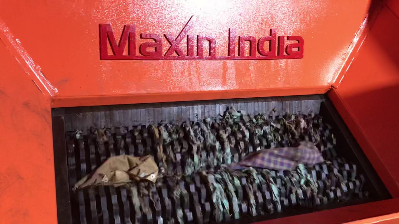 Cloth Shredding Machine, Fabric Shredder, Waste cloth Shredding Machine, Textile Waste Recycling,