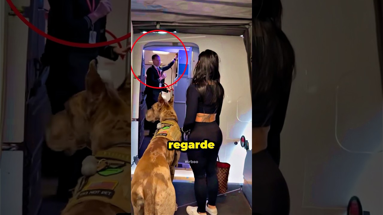 Comment un chien d’assistance monte à bord d’un avion 👀