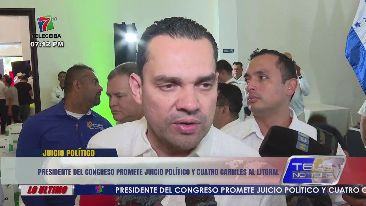 Presidente del Congreso promete juicio político y cuatro carriles al Litoral
