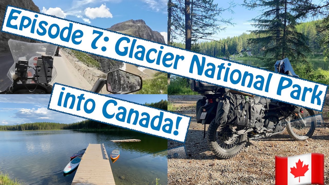 Kawasaki KLR650, RTW, Episode 7. Beartooth Pass to Glacier National Park