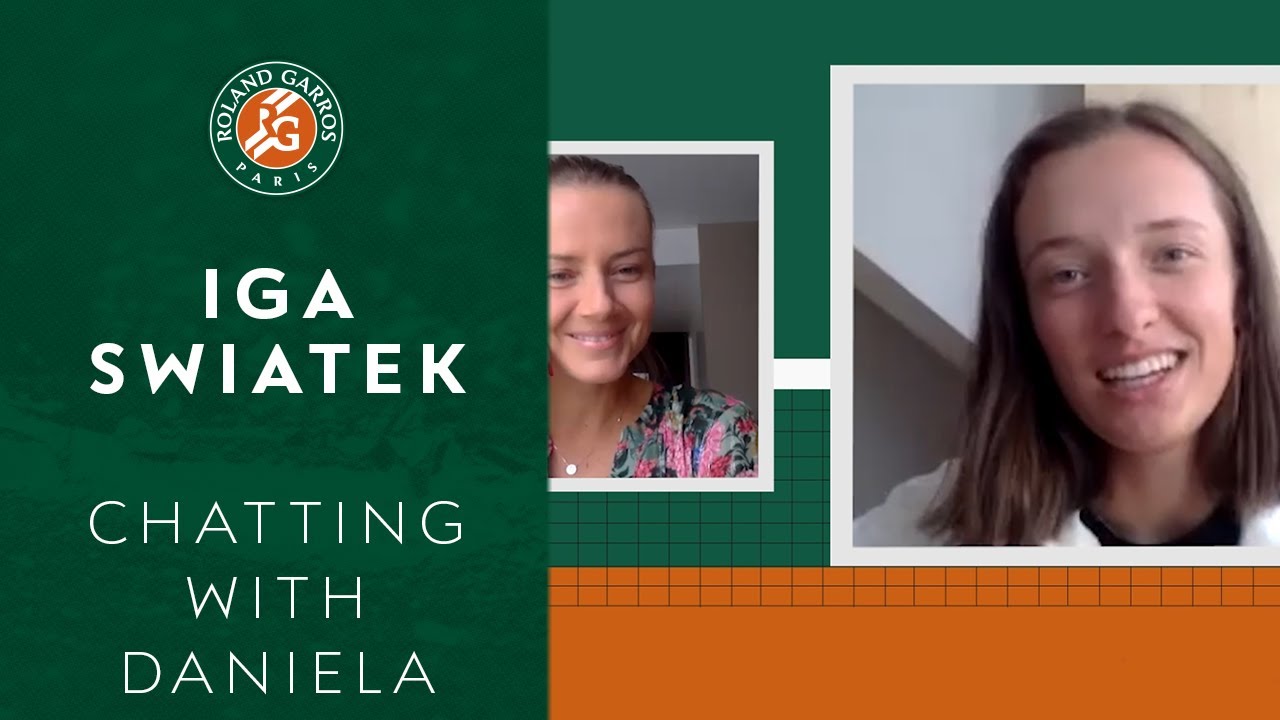 Chatting with Daniela - Iga Świątek ​| Roland-Garros