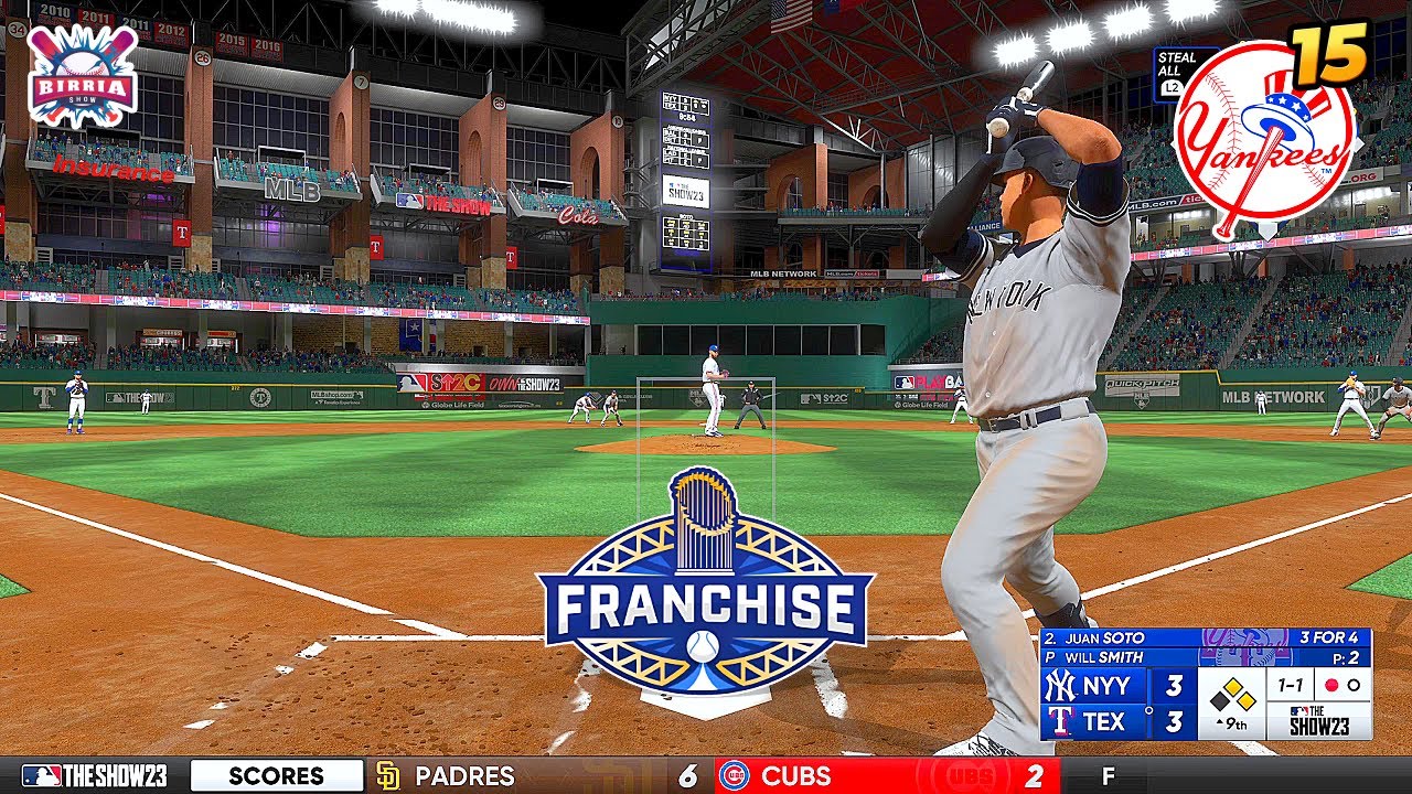 MLB The Show 23 New York Yankees vs Texas Rangers | Soto is here | Franchise Mode #15 - Gameplay PS5