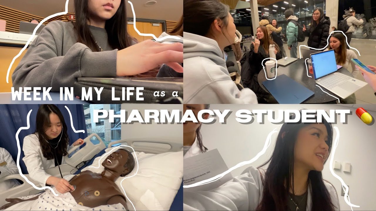week in the life of a pharmacy student! 💊 (a month**)