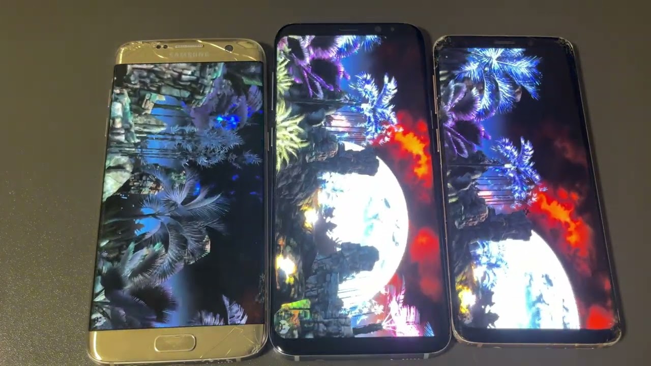 Benchmarking Samsung Galaxy S7 edge vs Samsung Galaxy S8+ vs Samsung Galaxy S9