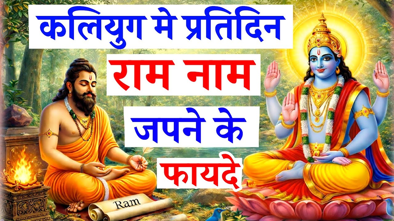 कलयुग मे राम नाम जाप के फायदे | ram naam ki mahima | ram naam jap | ram ja | pnaam jap ki mahima#ram