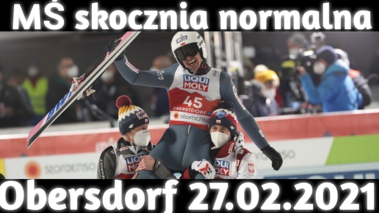Skoki Polak&oacute;w Obersdorf 27.02.2021 MŚ. Złoty medal Piotra Żyły!