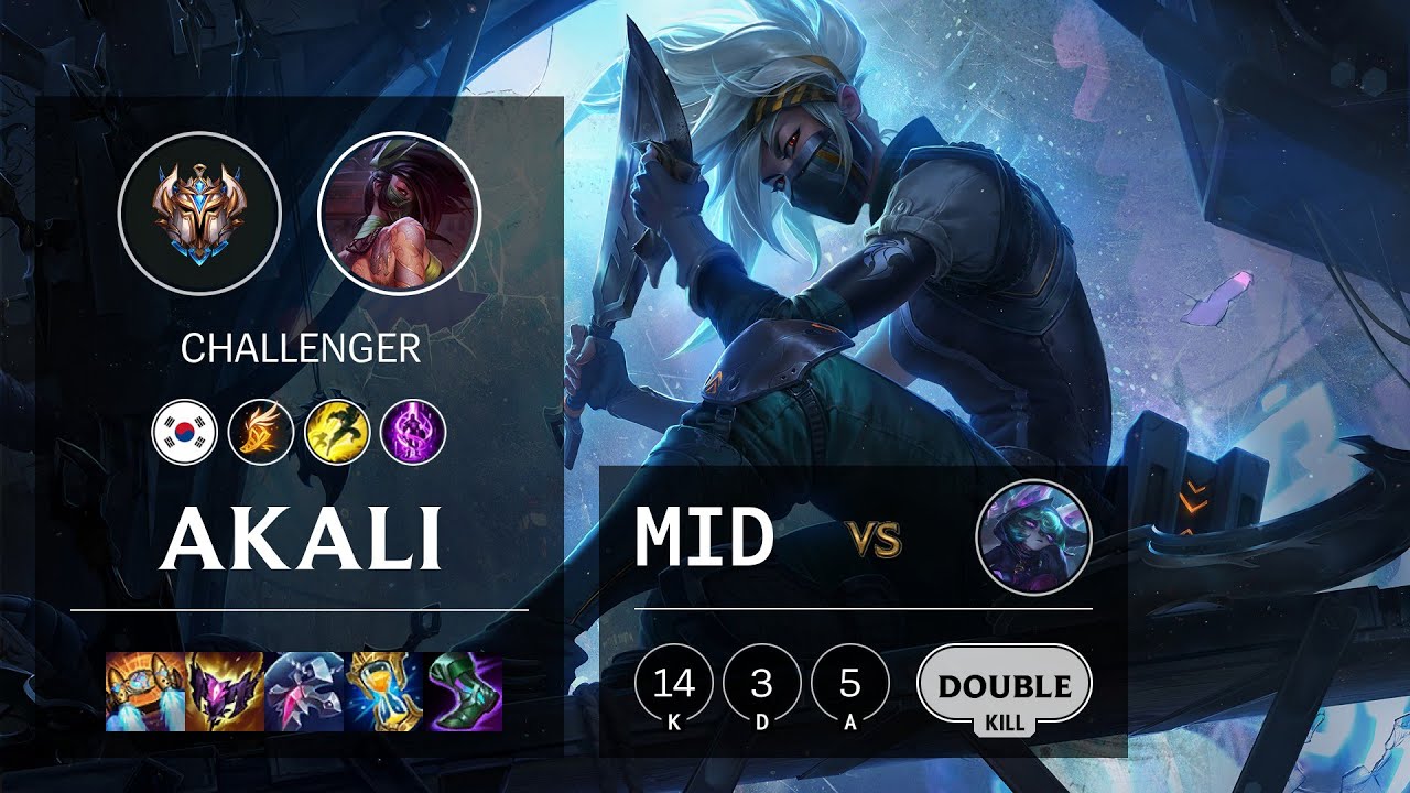 Akali Mid vs Vex - KR Challenger Patch 11.23