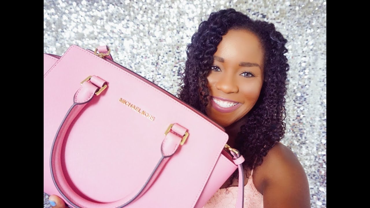 Michael Kors Medium Selma Satchel Misty Rose || Review