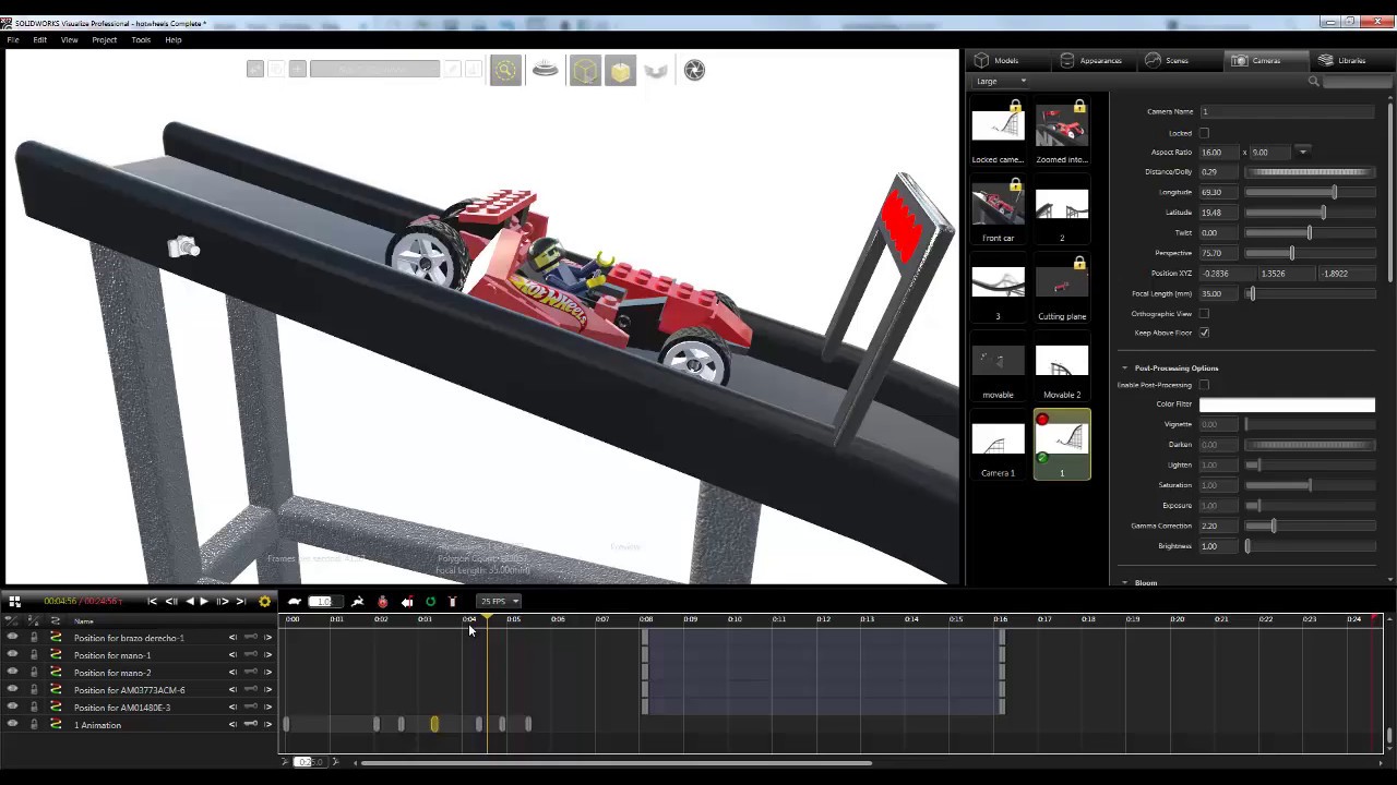 Animations with SOLIDWORKS Visualize 2017