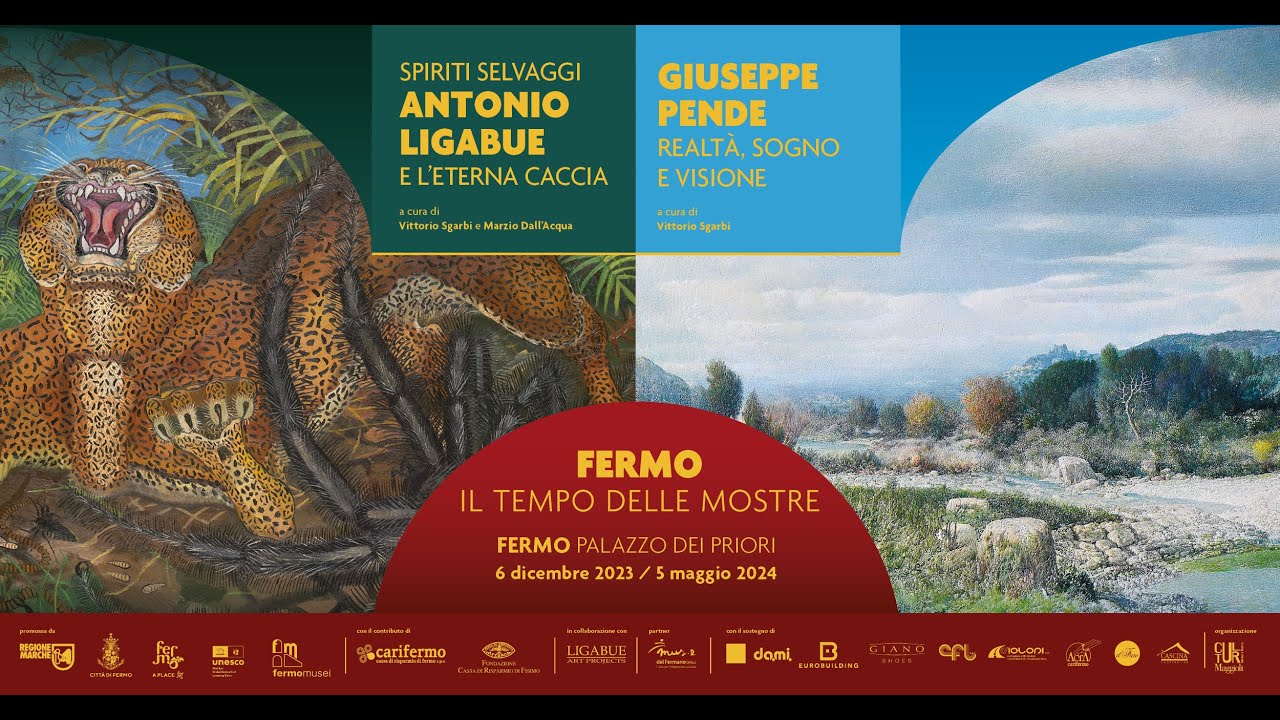 Fermo. Il tempo delle mostre. Antonio Ligabue  e Giuseppe Pende a Fermo.