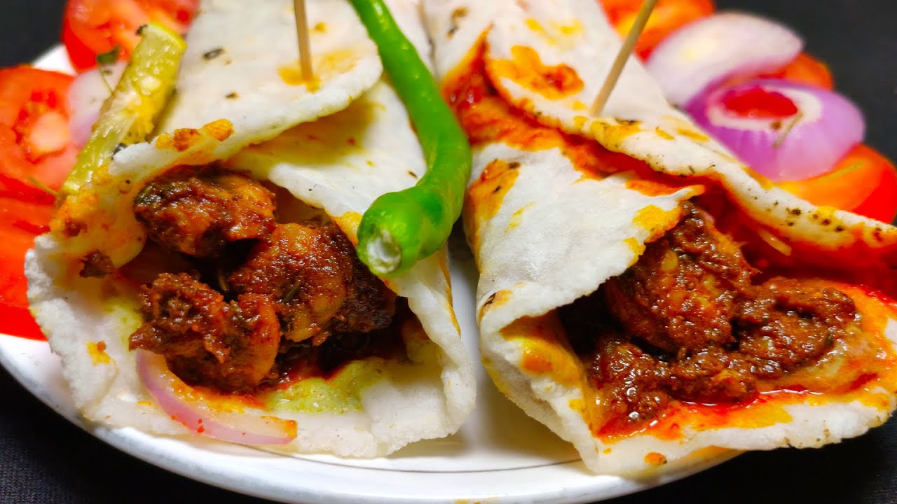 Prawns Shawarma #HomeMadeStreetFood