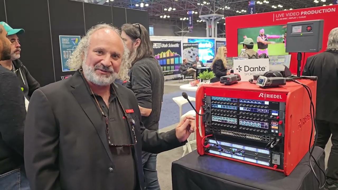 NAB NY 2024: Riedel Artist 1024 Intercom with Dante