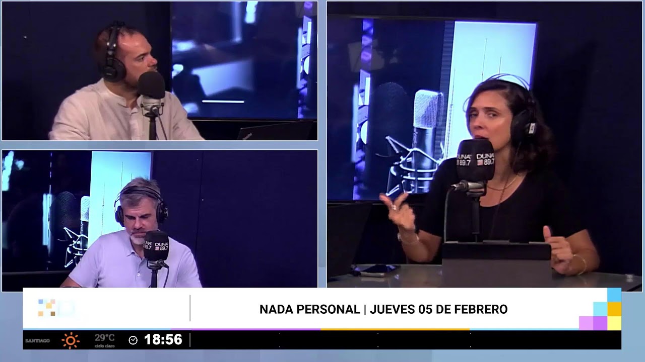 DUNA 89.7 FM |   NADA PERSONAL   |   JUEVES 05 DE FEBRERO