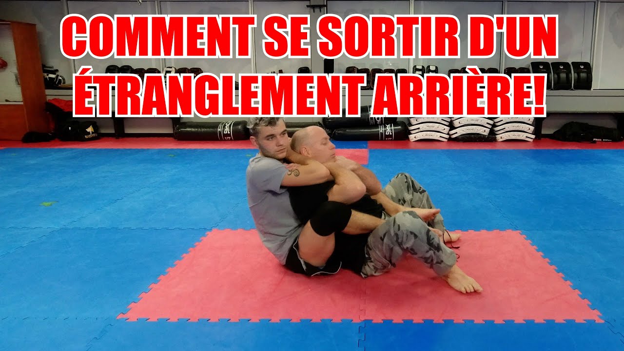 Comment se sortir d'un étranglement arrière au sol!