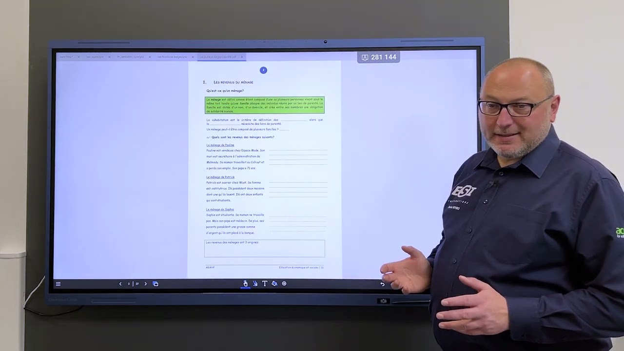 Formation Clevertouch Impact Lux - Partie 16 Lynx Whiteboard version 8 - Utilisation de PDF