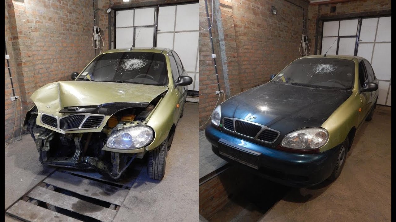 Daewoo Lanos после ДТП. ч.2. Финиш.