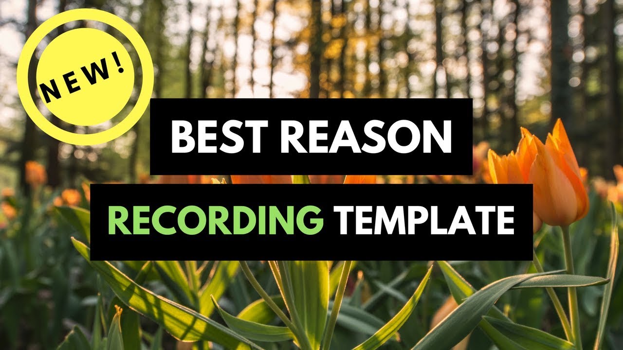 Best Reason Recording Template (Propellerhead's Reason)