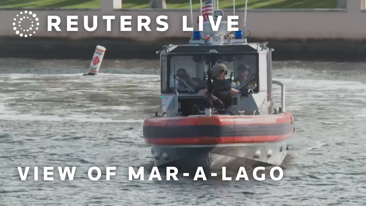 LIVE: View of Mar-a-Lago, residence of U.S. President-elect Trump