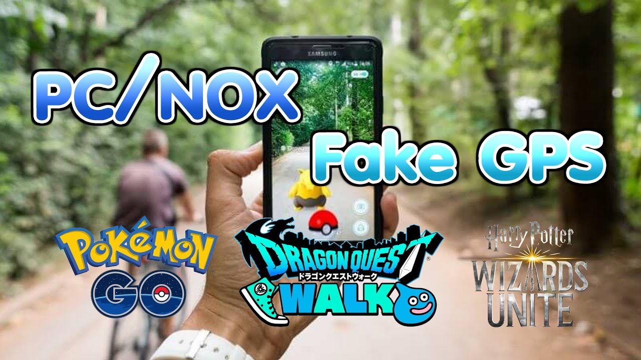 How to fake GPS on PC/Nox Rooted System App AR Game Pokemon Go and Dragon Quest Walk