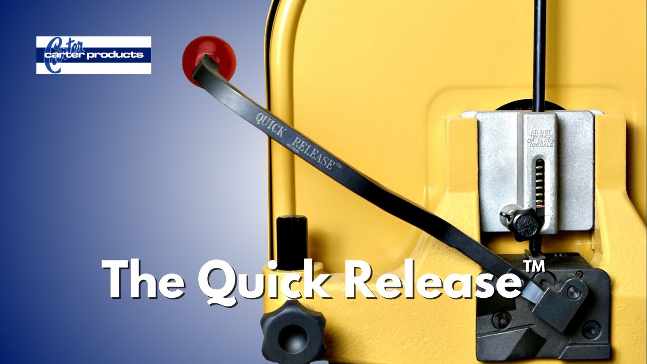 Relieve Bandsaw Blade Tension with The Quick Release® | Alex Snodgrass