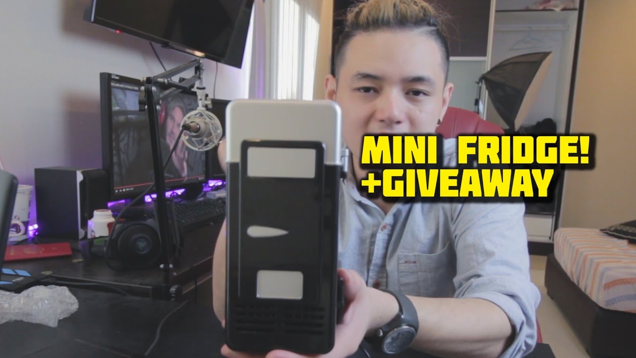 MINI USB FRIDGE?! WHAT! + GIVEAWAY!