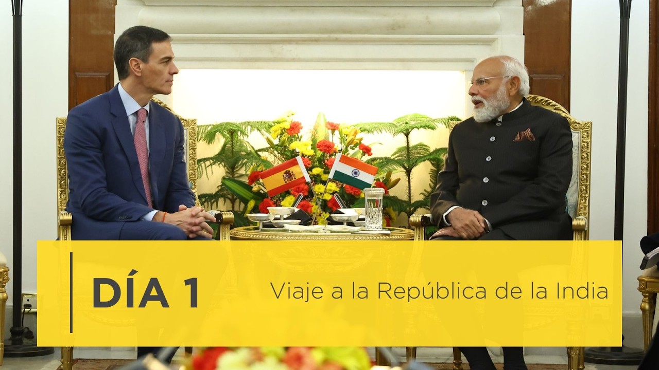 Pedro Sanchez viaja a la República de la India | Recursos multimedia