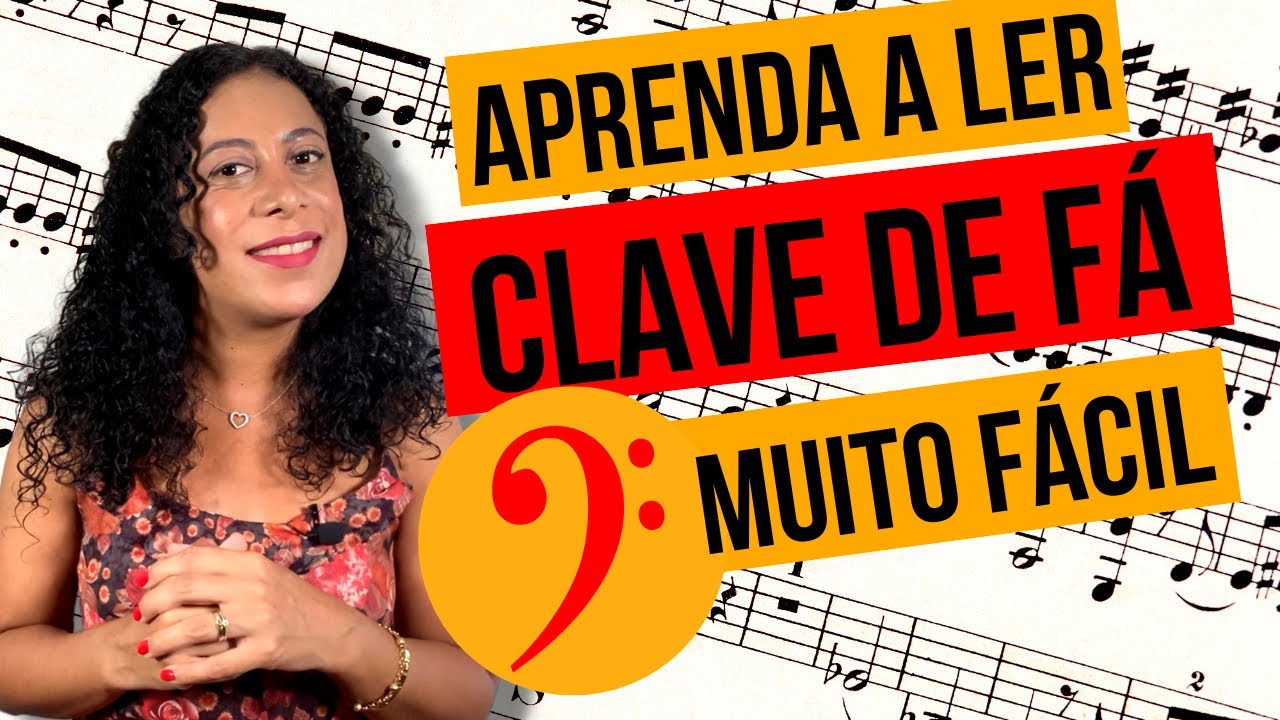Como ler clave de Fá passo a passo