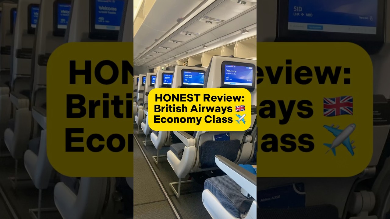 British Airways Economy Class Review #travel #economyclass #flightreview #britishairways