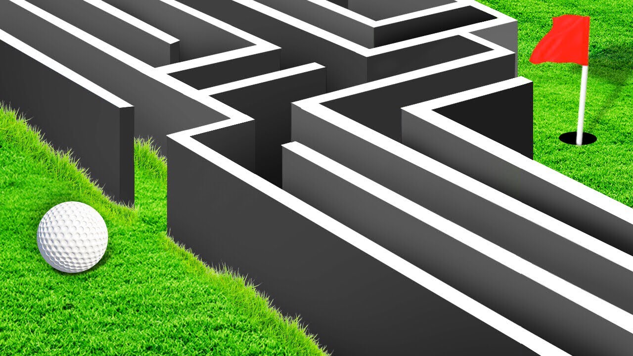 EXTREME GOLF MAZE CHALLENGE! (Golf It)