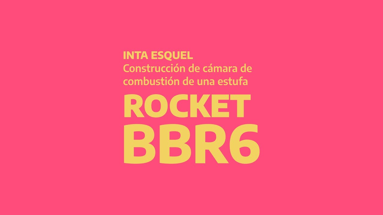 INTA Esquel: Construcción piezas refractarias y Cámara Rocket BBR6.