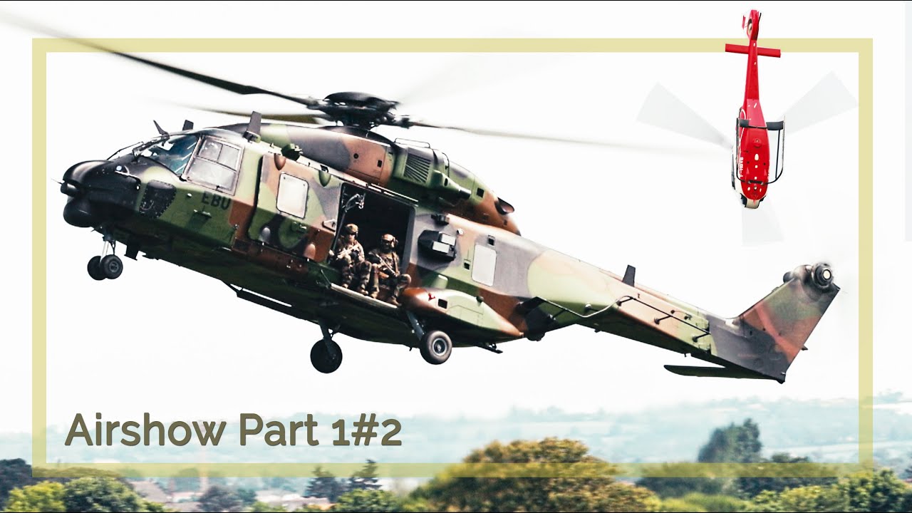 HELICOPTER performance shows and aerobatics at Hélico 2022, Cholet / France (Part 1 of 2)