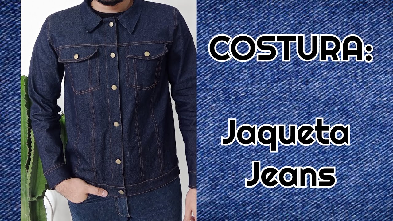 Costura: Jaqueta Jeans Masculina
