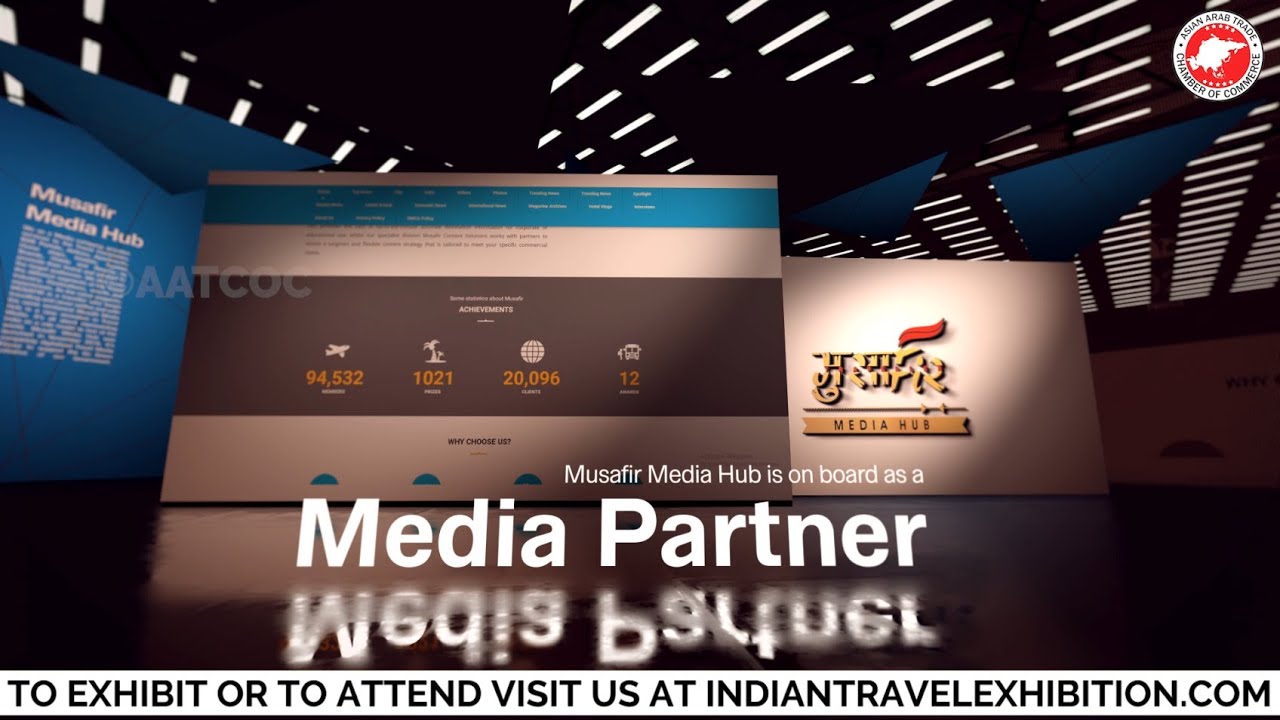 Musafir Media Hub is on board with the Indian Travel Exhibition 2023