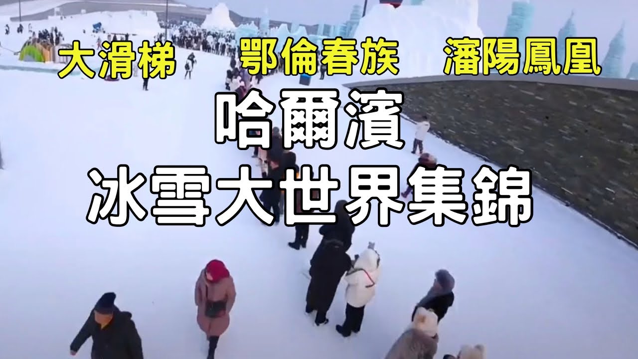 2023 第25届哈爾濱冰雪大世界南方小土豆蹦迪主题曲《哈尼宝贝》 鄂倫春族 瀋陽鳳凰集錦