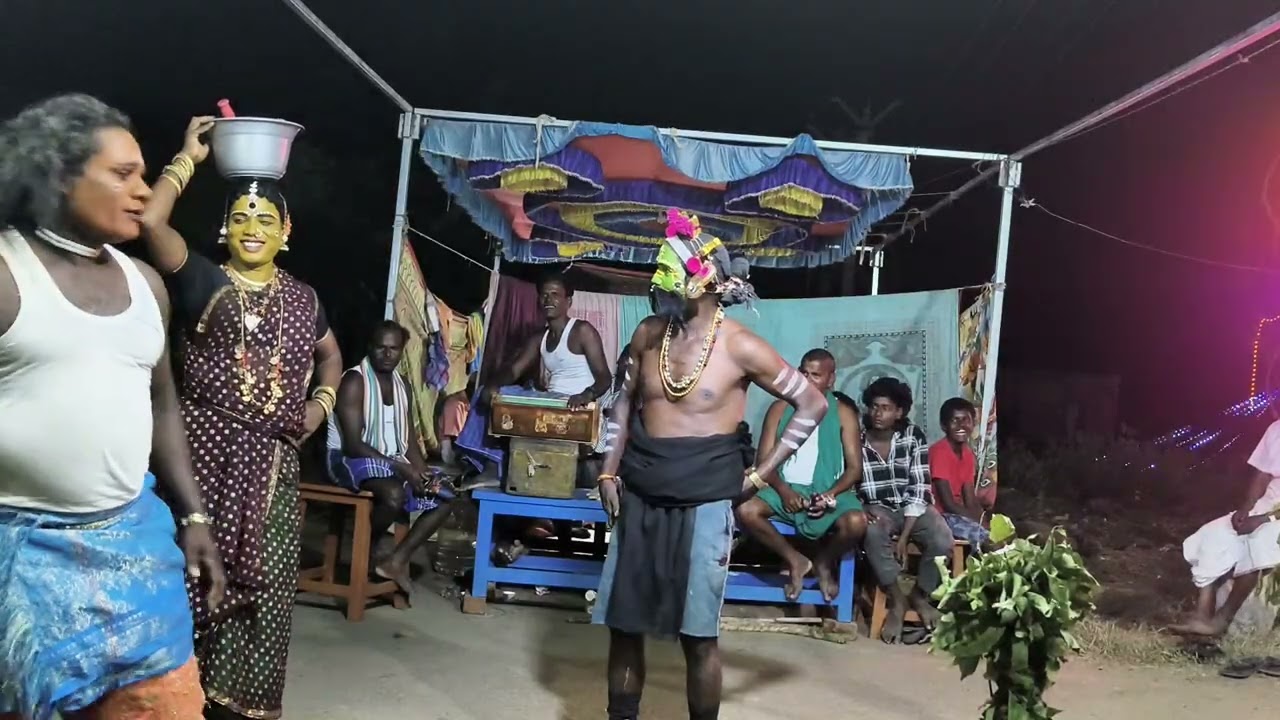 33# மதுரவீரன் சுவாமி நாடகம் # தேவிகா தேவி நாடக சபா தெருக்கூத்து 