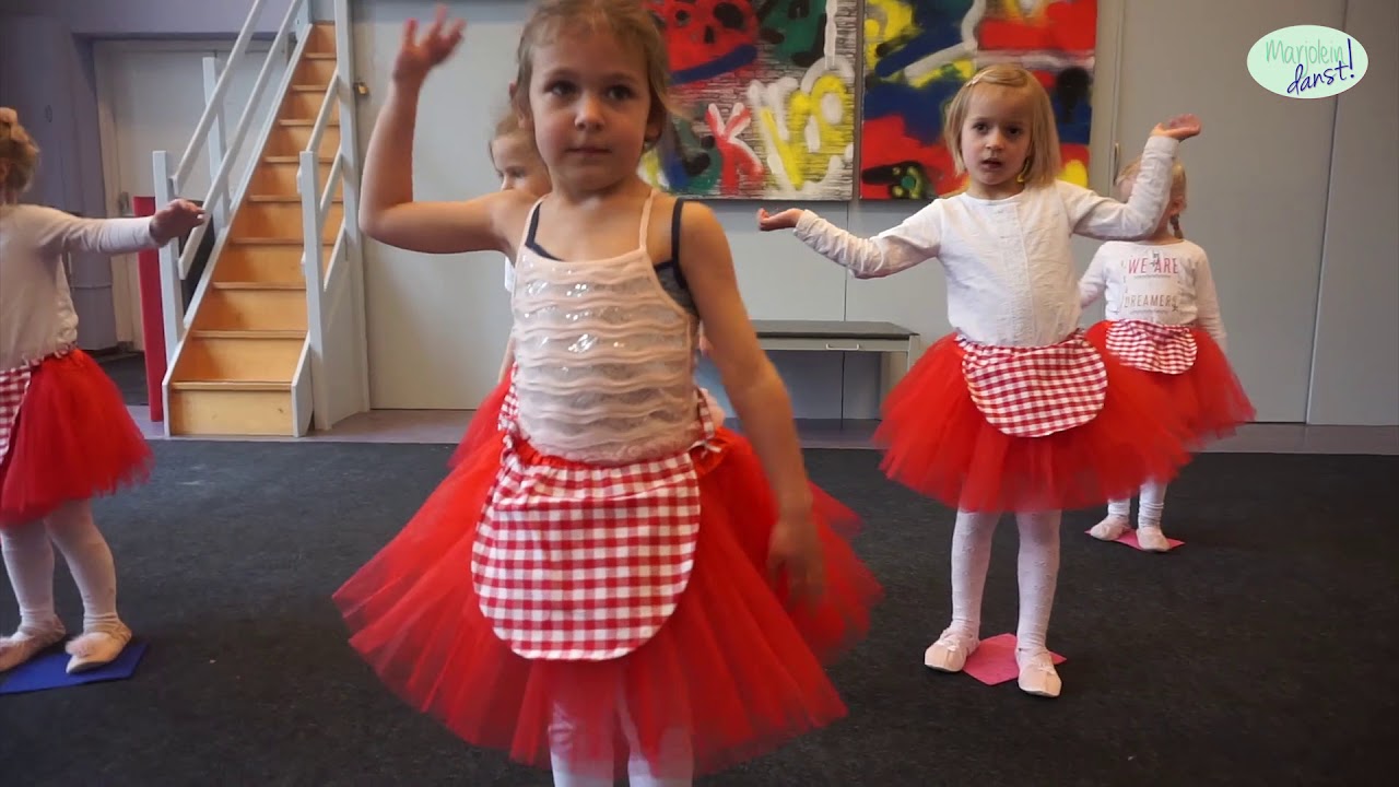 Marjolein danst! Dansvideo Kleuterdans 'Ik ben Roodkapje'